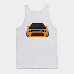 DODGE CHARGER ORANGE Tank Top